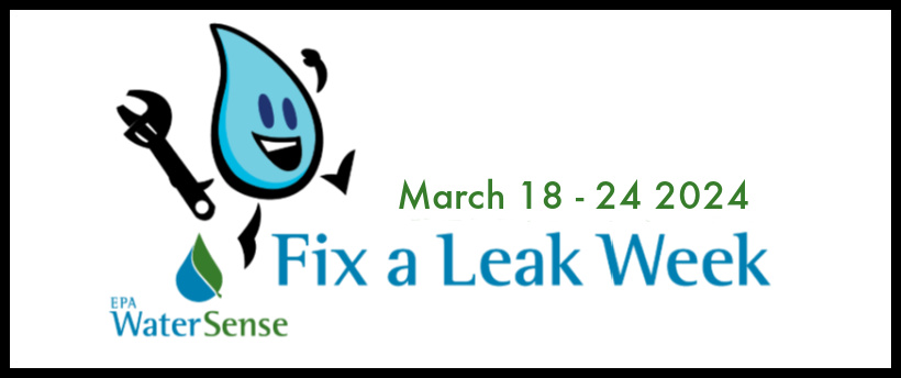 Fix a Leak Week. Water Droplet