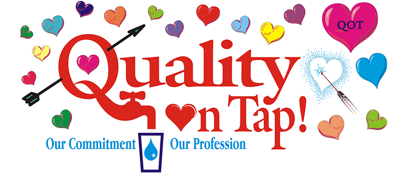 Quality on Tap hearts